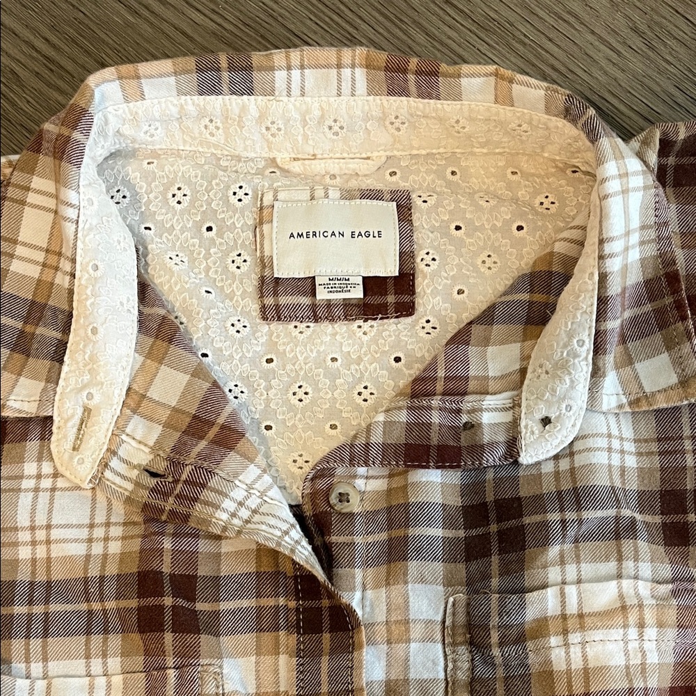 American Eagle Outfitters Flannel Plaid Shirt